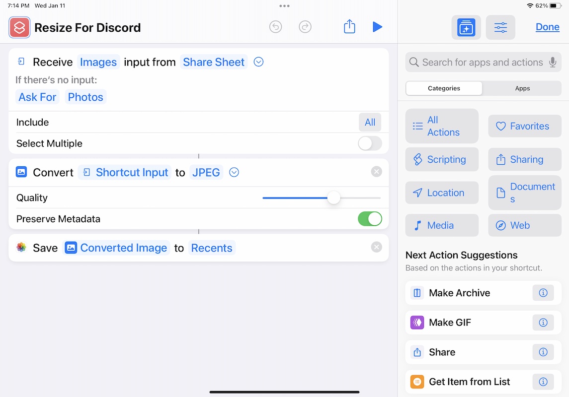 Resize for Discord Shortcut
